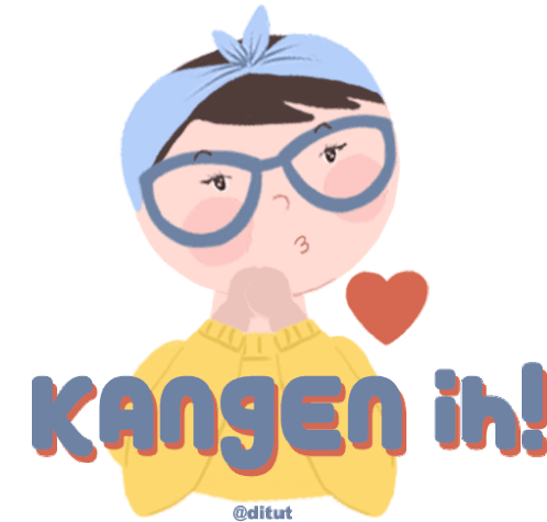 Kangen Miss You Sticker - Kangen Miss You Indonesia Stickers
