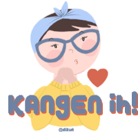 Kangen Miss You Sticker - Kangen Miss You Indonesia Stickers