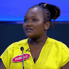 Look Up Tebello GIF - Look Up Tebello Family Feud South Africa GIFs