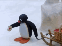 Pingu Eating GIF - Pingu Eating Snack GIFs