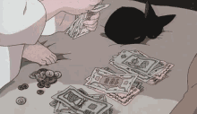 Anime Money GIF - Anime Money Counting Money GIFs