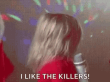 i like the killers girl karaoke hair flip sass