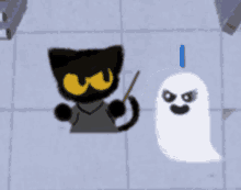 Magic Cat Academy Ghost GIF - Magic Cat Academy Ghost Halloween GIFs