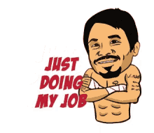 Manny Pacquiao Just Doing My Job GIF - Manny Pacquiao Just Doing My Job Emoticon GIFs