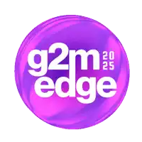 a purple button that says g2m25 edge