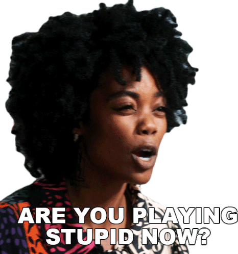 Are You Playing Stupid Now Sabrina Hollins Sticker - Are You Playing Stupid Now Sabrina Hollins Sistas Stickers