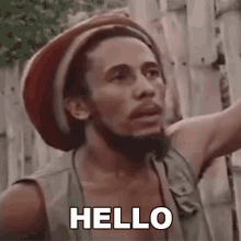 Hello Robert Nesta Marley GIF - Hello Robert Nesta Marley Bob Marley GIFs