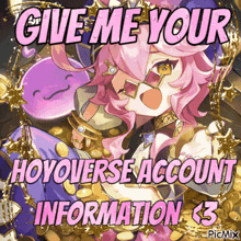 Give Me Your Hoyoverse Account Information Dori GIF