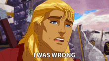 I Was Wrong He-man GIF - I Was Wrong He-man Masters Of The Universe Revolution GIFs