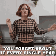 You Forget About It Every Single Year Candice Hutchings GIF - You Forget About It Every Single Year Candice Hutchings Edgy Veg GIFs