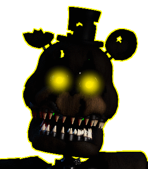 Nightmare Freddy Jumpscare - Nightmare Freddy - Sticker