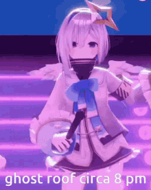 Ghost Roof Tower Of Babel Gaming GIF - Ghost Roof Tower Of Babel Gaming Amane Kanata GIFs
