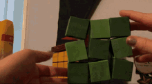 Origami Cube GIF - Origami Cube Green Origami Cube GIFs