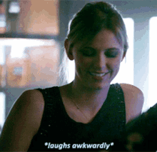 The Originals Freya Mikaelson GIF - The Originals Freya Mikaelson Laughs Awkwardly GIFs