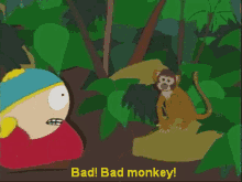 cartman hit bad moneky jungle
