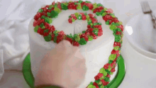 Rock Candy Christmas Cake Holiday Cake GIF
