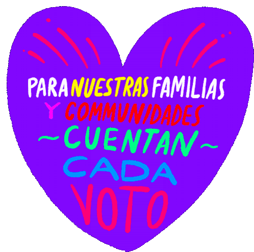 Every Vote Counts Count Every Vote Sticker - Every Vote Counts Count Every Vote Para Nuestras Familias Stickers