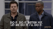 shawn spencer james roday burton guster gus do it