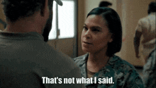 That'S Not What I Said Seal Team GIF - That'S Not What I Said Seal Team Lisa Davis GIFs