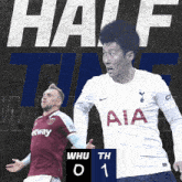 West Ham United F.C. (0) Vs. Tottenham Hotspur F.C. (1) Half-time Break GIF - Soccer Epl English Premier League GIFs