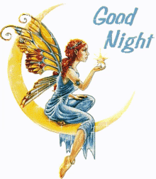 Good Night Fairy GIF - Good Night Fairy Moon Fairy GIFs