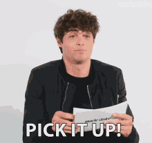 Pick It Up Request GIF - Pick It Up Request Asking GIFs