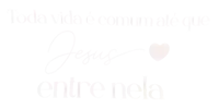 a white background with the words toda vida e comum ate que jesus entre nela