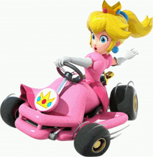 princess peach mario kart mario kart tour artwork