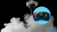 a pair of goggles that says renphd on the bottom