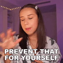 Prevent That For Yourself Fernanda Ramirez GIF - Prevent That For Yourself Fernanda Ramirez Don'T Let It Happen To You GIFs