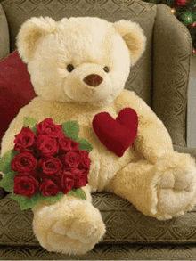 Heart Heartbeating GIF - Heart Heartbeating Teddy Bear GIFs