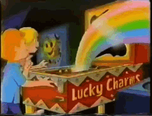 Lucky Charms Rainbow GIF - Lucky Charms Rainbow Cereal GIFs