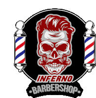 Infierno Barbershop Moics Sticker - Infierno Barbershop Moics Barbershop Stickers