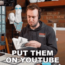 Put Them On Youtube Peter Deligdisch GIF - Put Them On Youtube Peter Deligdisch Peter Draws GIFs