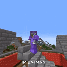Im Batman Foolish Gamers GIF - Im Batman Foolish Gamers Minecraft GIFs