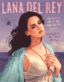Lana Del Rey Beach GIF - Lana Del Rey Beach GIFs
