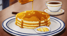Cute Anime Food GIF - Cute Anime Food Yummy Pancakes GIFs