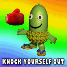 Knock Yourself Out Do Something GIF - Knock Yourself Out Do Something Great Effort GIFs