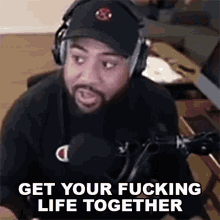 Get Your Fucking Life Together The Black Hokage GIF - Get Your Fucking Life Together The Black Hokage Get Your Shits Together GIFs