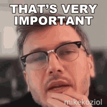 Thats Very Important Mike Koziol GIF - Thats Very Important Mike Koziol Biznessrebels GIFs