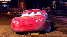 cars lightning mcqueen in what pixar