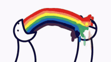 Gay Rainbow GIF - Gay Rainbow Vomit GIFs
