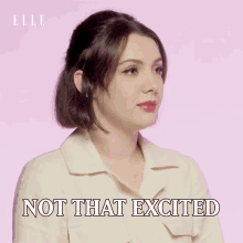 Not That Excited Hannah Marks GIF - Not That Excited Hannah Marks Not Ecstatic GIFs