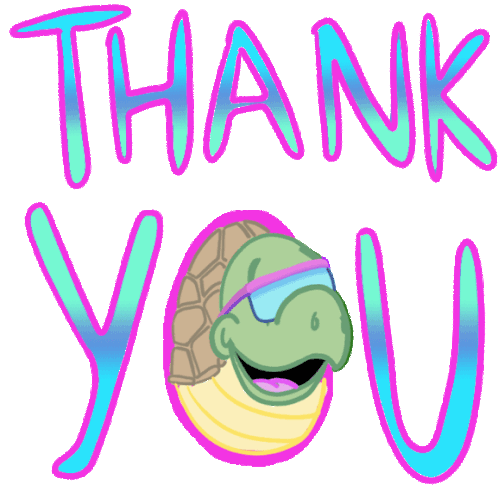 Thank You Wow Sticker - Thank You Wow Anonymousturtle Stickers