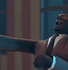 a man in a suit and tie is wearing a mask and smoking a cigarette