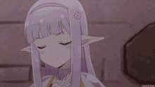 Anime Elf Girl Anime Elf Girl Purple GIF