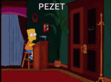 Pezet Simpson Bye GIF - Pezet Simpson Bye GIFs