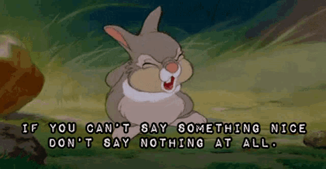 Thumper The Rabbit Quotes