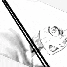 a black and white drawing of a person with the words " and when " written on it