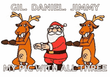 Christmas Holiday Santa Claus GIF - Christmas Holiday Santa Claus Reindeers GIFs
